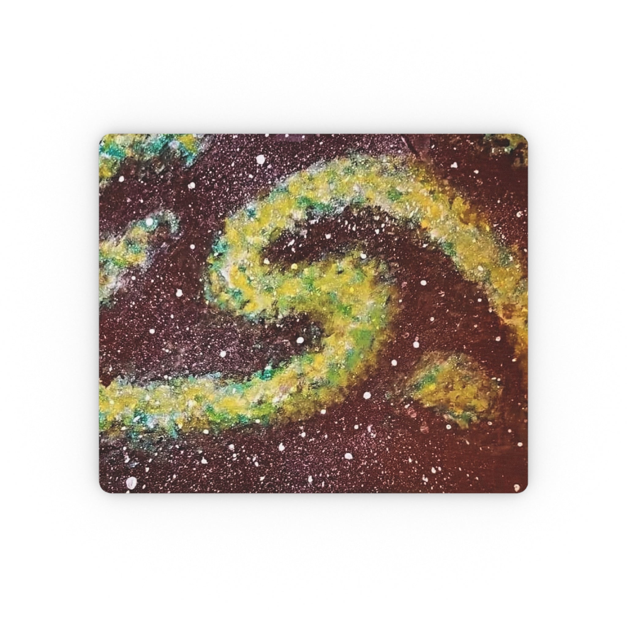 Galaxy Swirl Rectangular Mouse Pad — Space Nebula Desk Mat