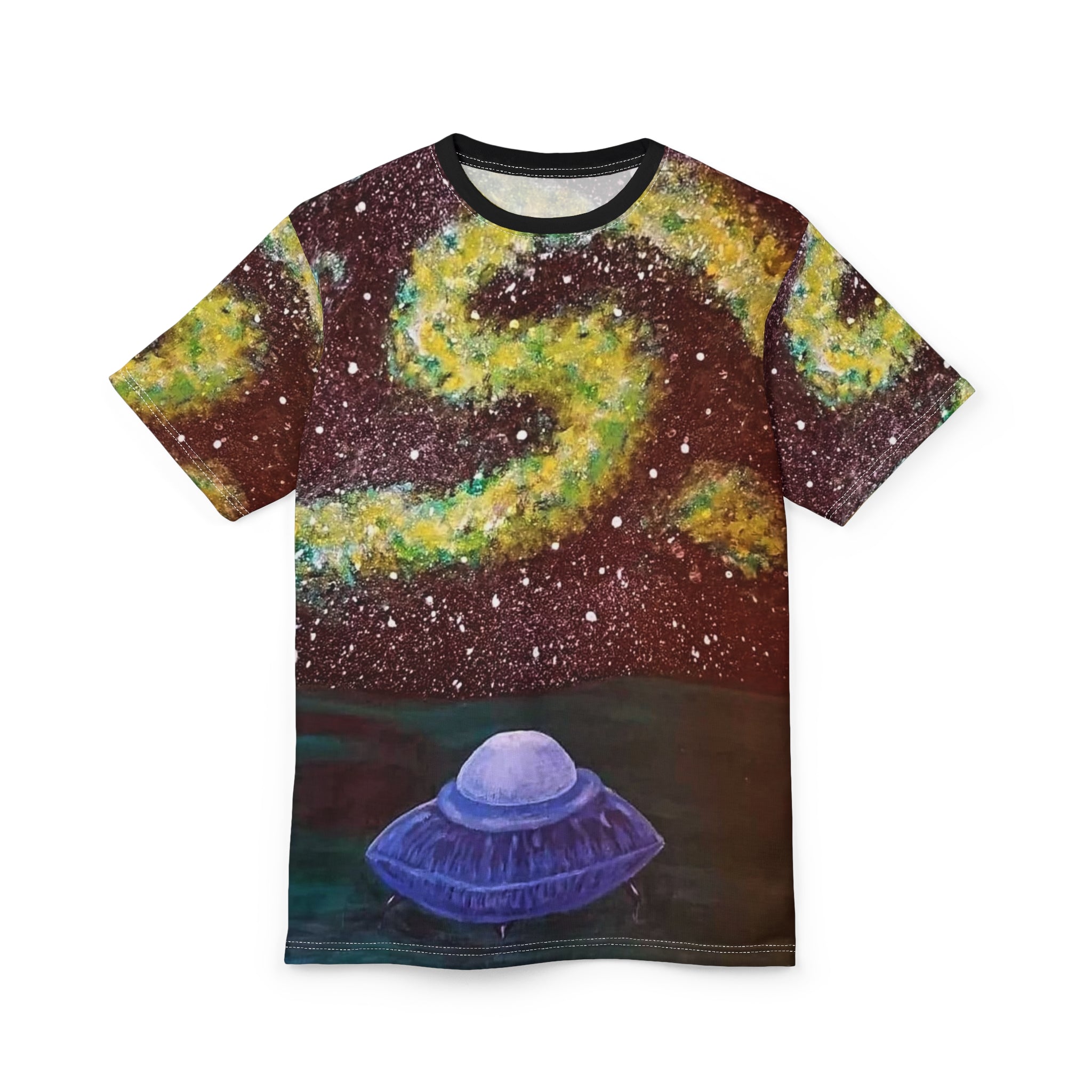Cosmic UFO Unisex Tee, Galaxy Shirt, Sci-Fi Apparel, Space-Themed Gift, Outer Space Fashion