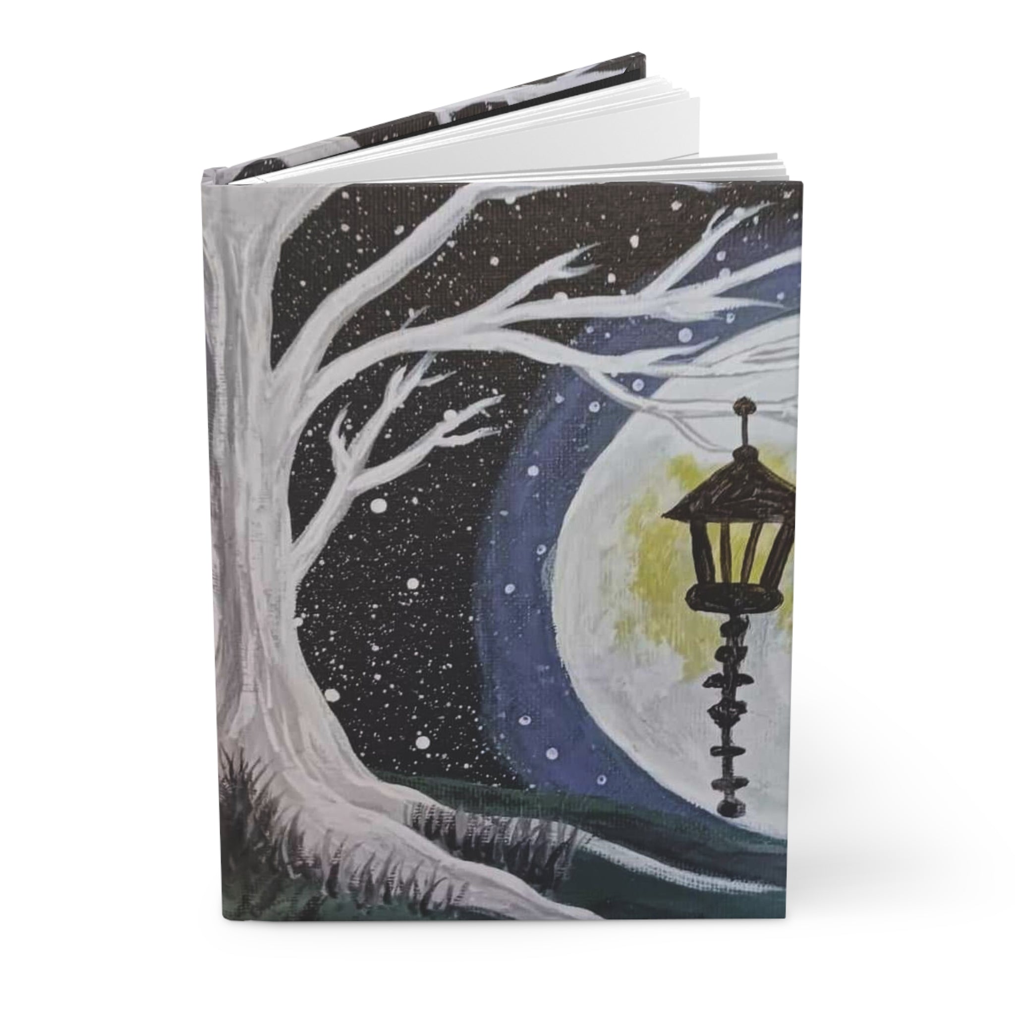 Moonlit Lantern Hardcover Journal
