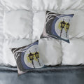 Moonlit Streetlamp Decorative Pillow