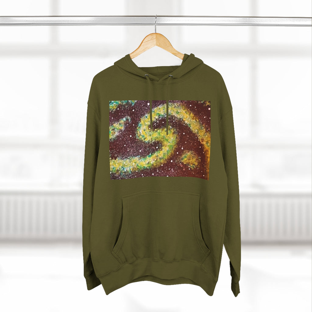 Cosmic UFO Hoodie — Galaxy Swirl Alien Space Pullover
