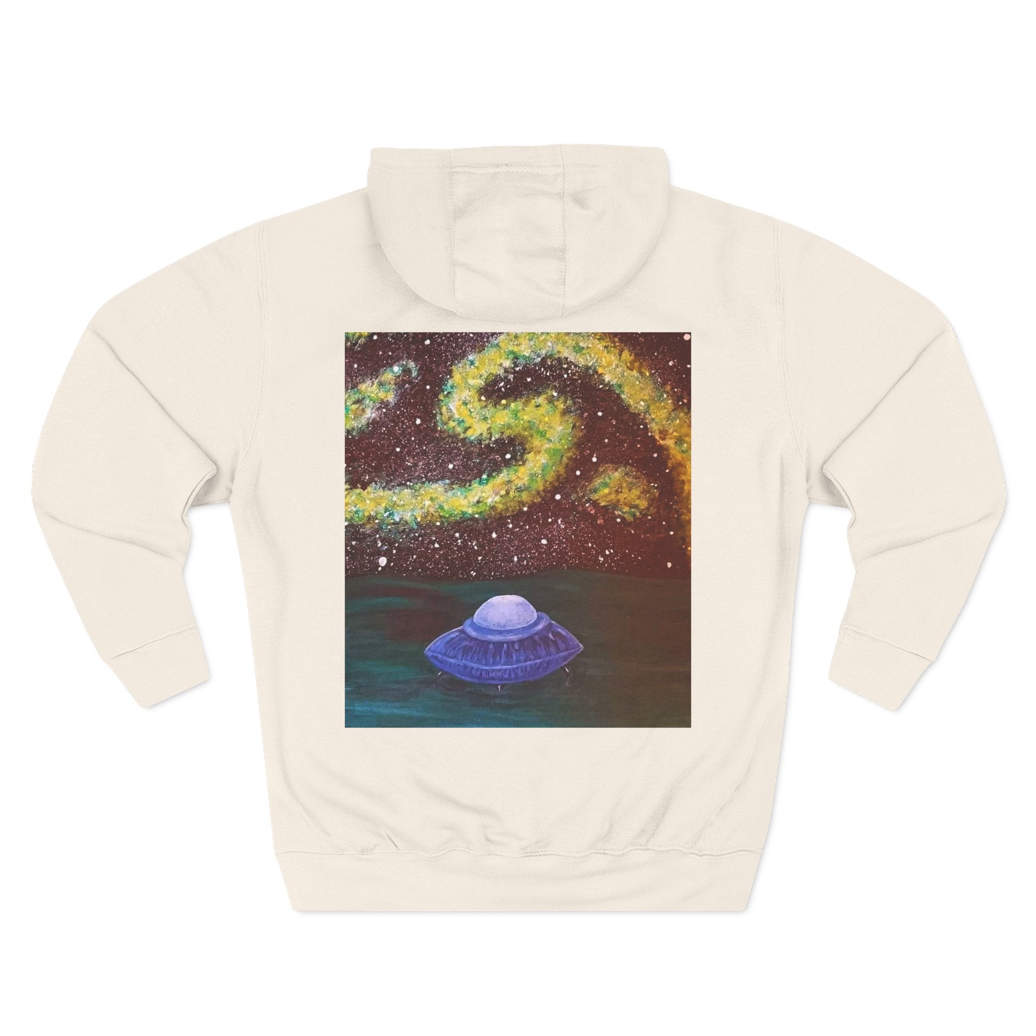 Cosmic UFO Hoodie — Galaxy Swirl Alien Space Pullover