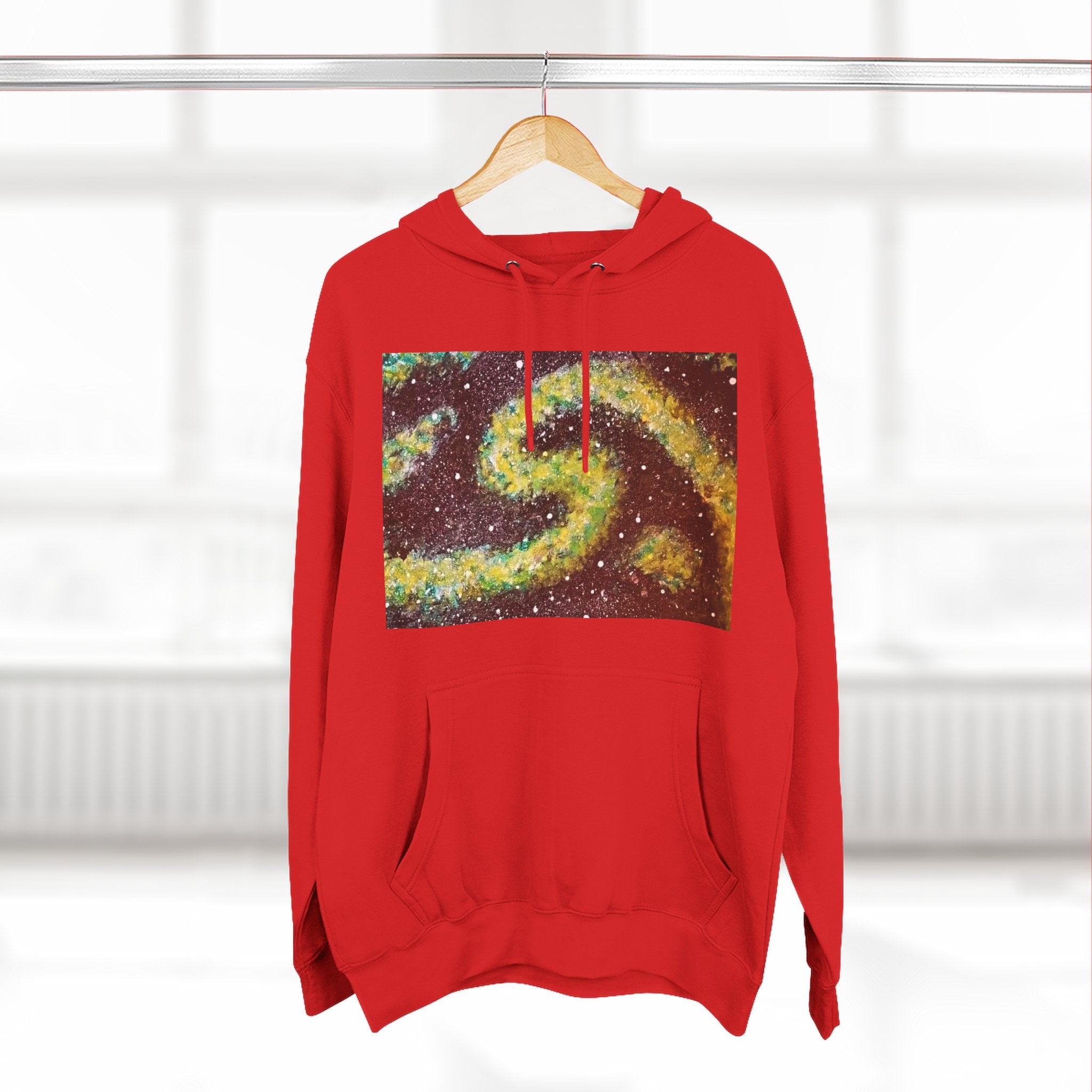 Cosmic UFO Hoodie — Galaxy Swirl Alien Space Pullover