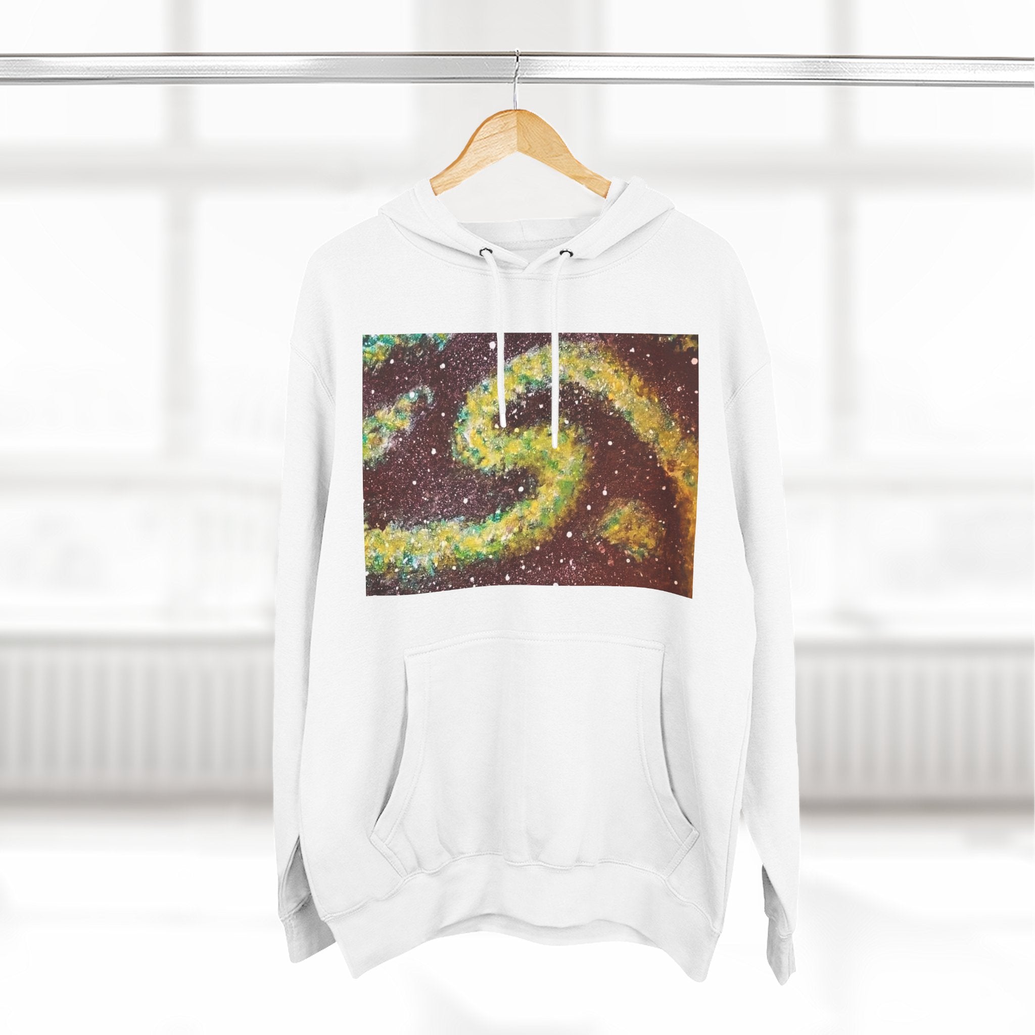 Cosmic UFO Hoodie — Galaxy Swirl Alien Space Pullover