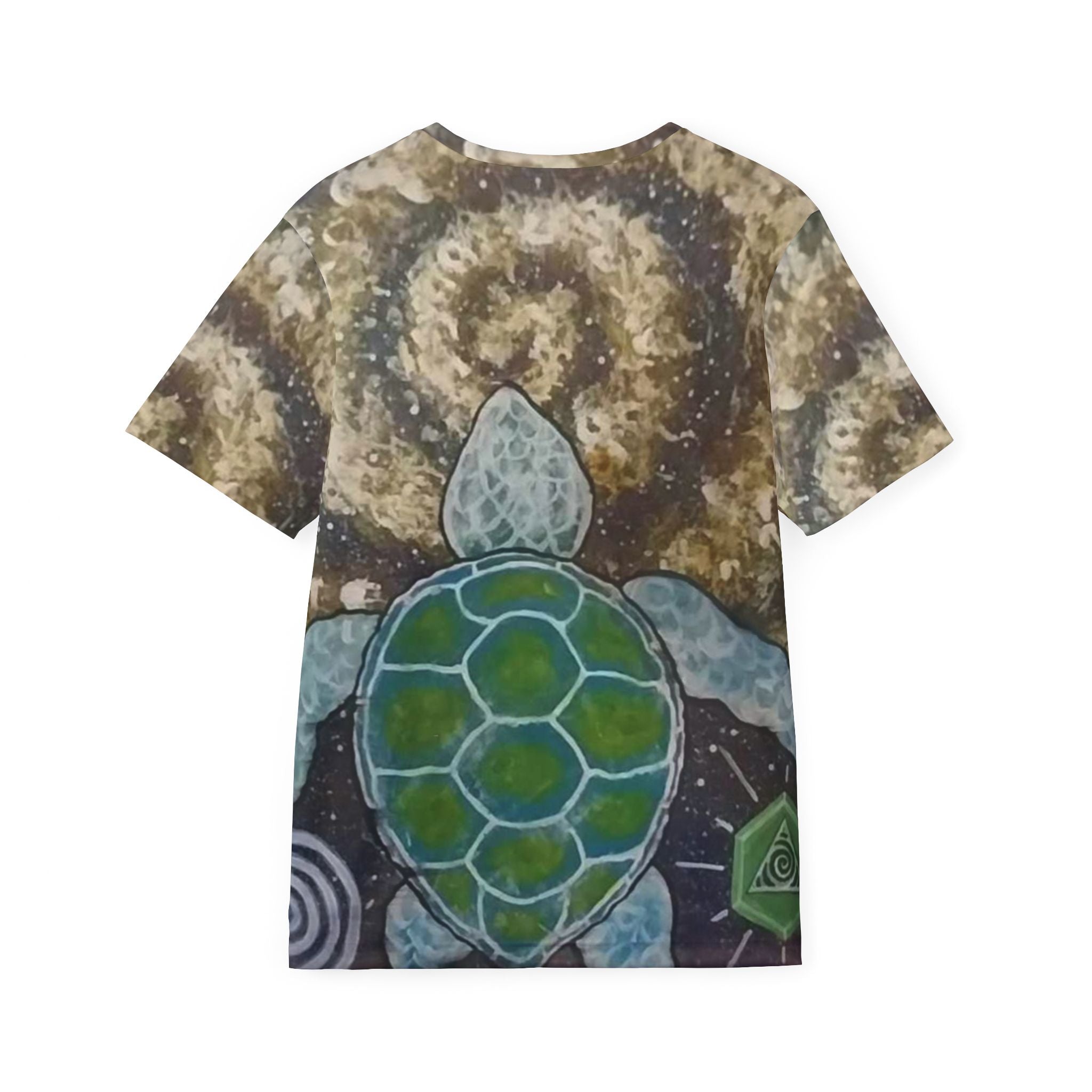 Sports Jersey Space Turtle Men's T-Shirt