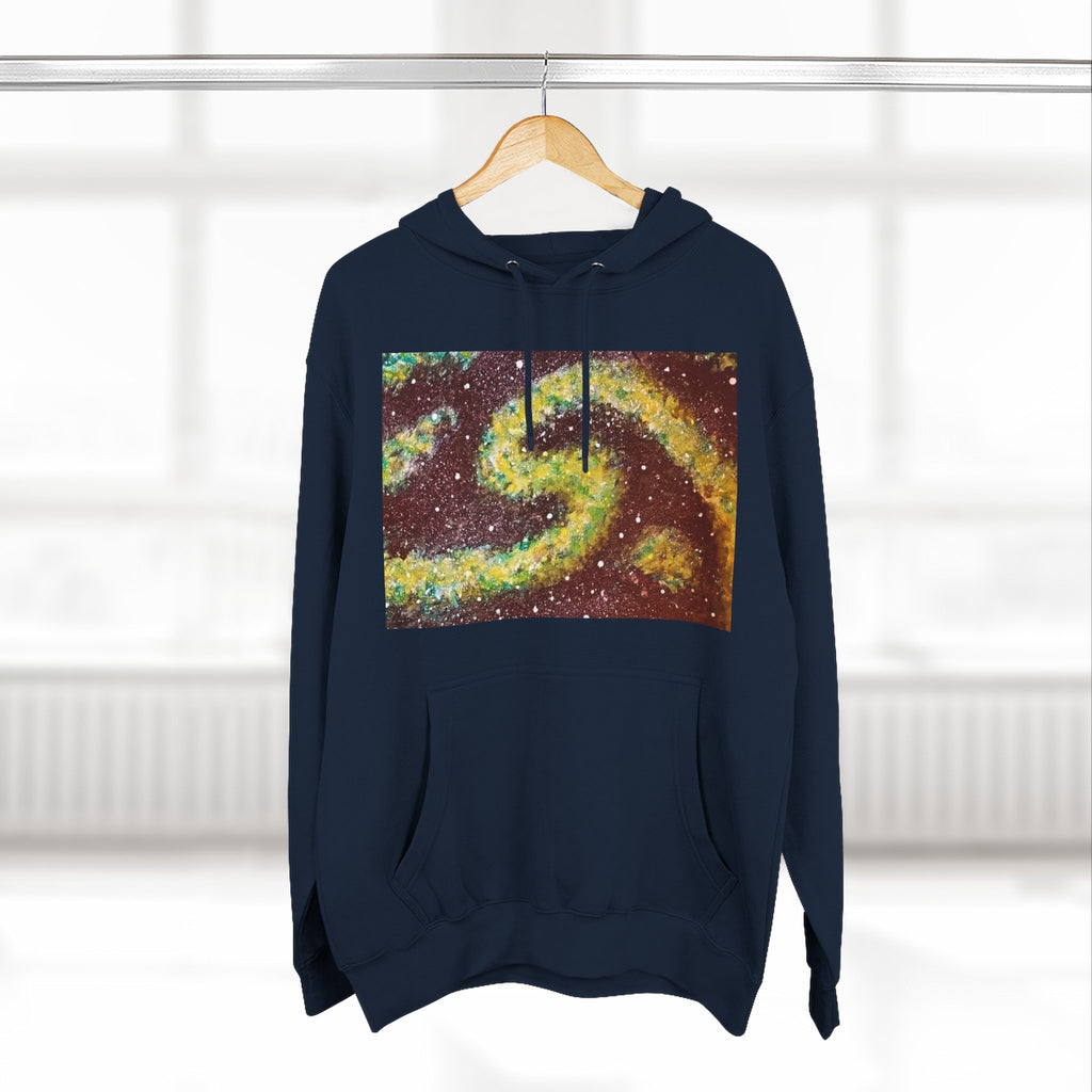 Cosmic UFO Hoodie — Galaxy Swirl Alien Space Pullover