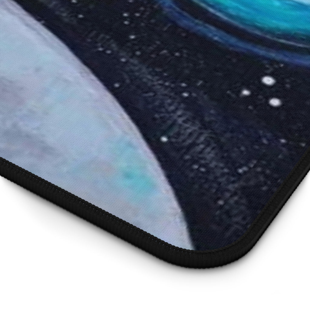 Surreal Pineapple on the Moon Desk Mat — Space-Themed Gaming & Office Mouse Pad
