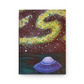 Galactic Adventures Hardcover Journal | Starry Sky Notebook, Cosmic Travel Diary, Alien Art Journal, Gift for Writers, Space Lover's Diary