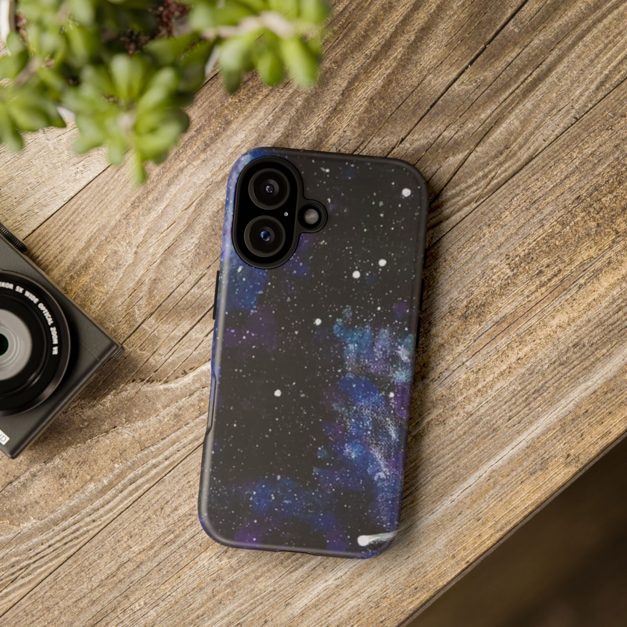 Galaxy Nebula Tough Phone Case — Space Stars Protective Cover