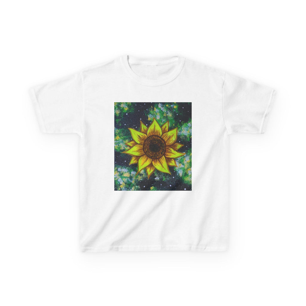 Kids Sunflower Graphic Tee — Bright Floral Nature Shirt for Children