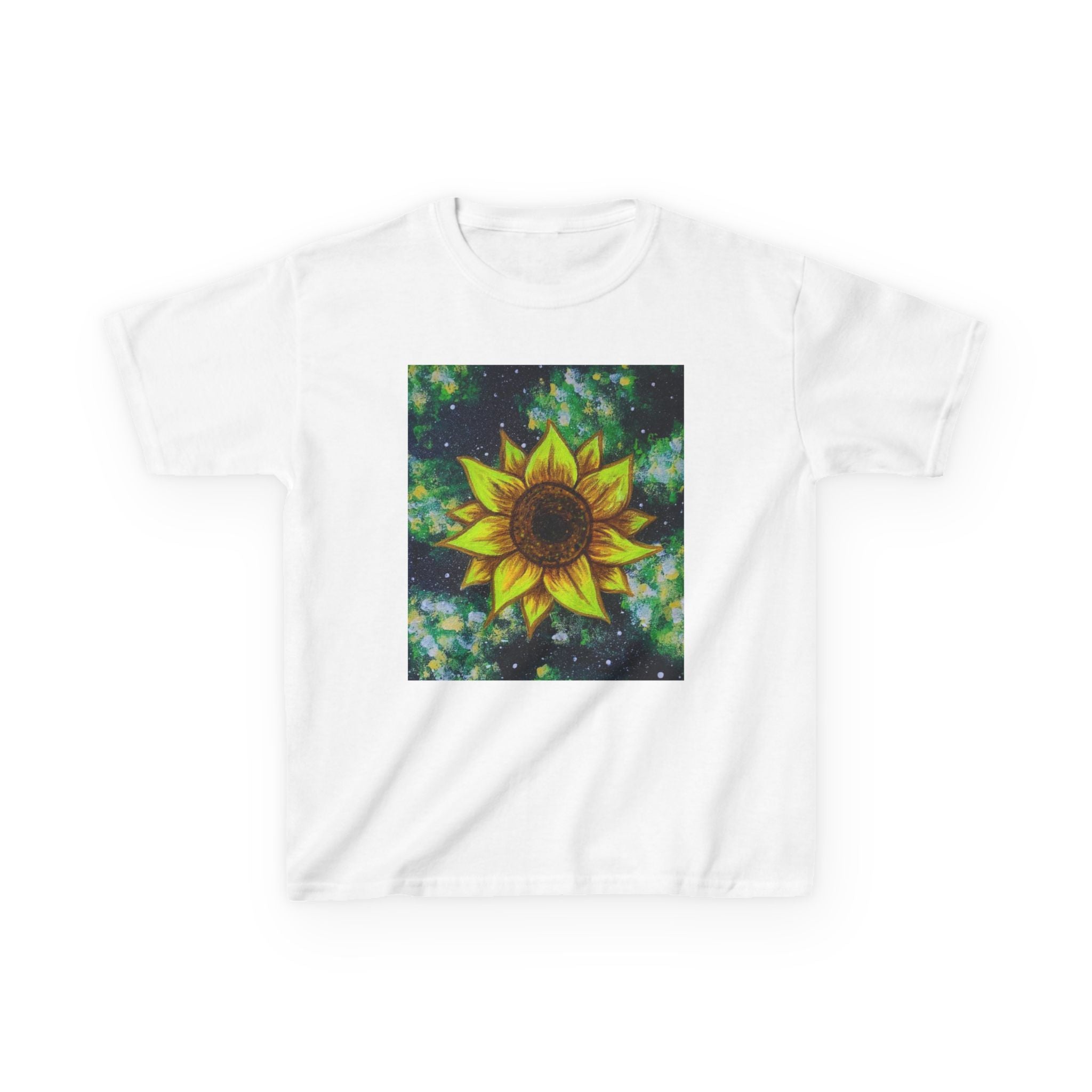 Kids Sunflower Graphic Tee — Bright Floral Nature Shirt for Children