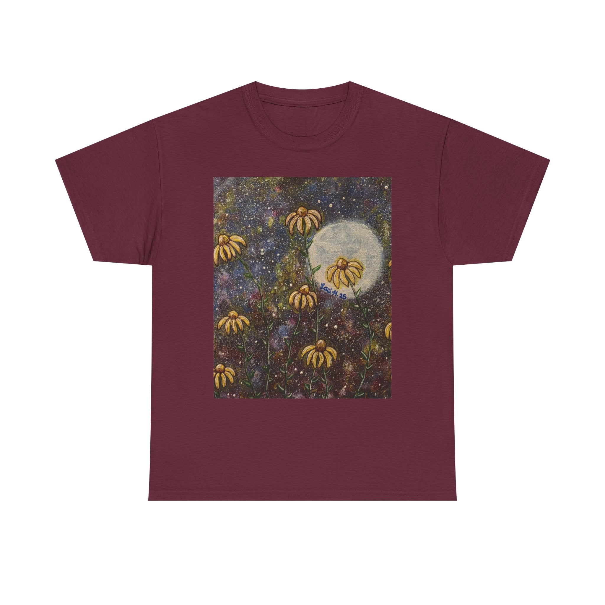 Artistic flower Print Unisex Cotton Tee, Nature Lovers Gift, Summer Wear, Bee Conservation, Cute Animal Shirt