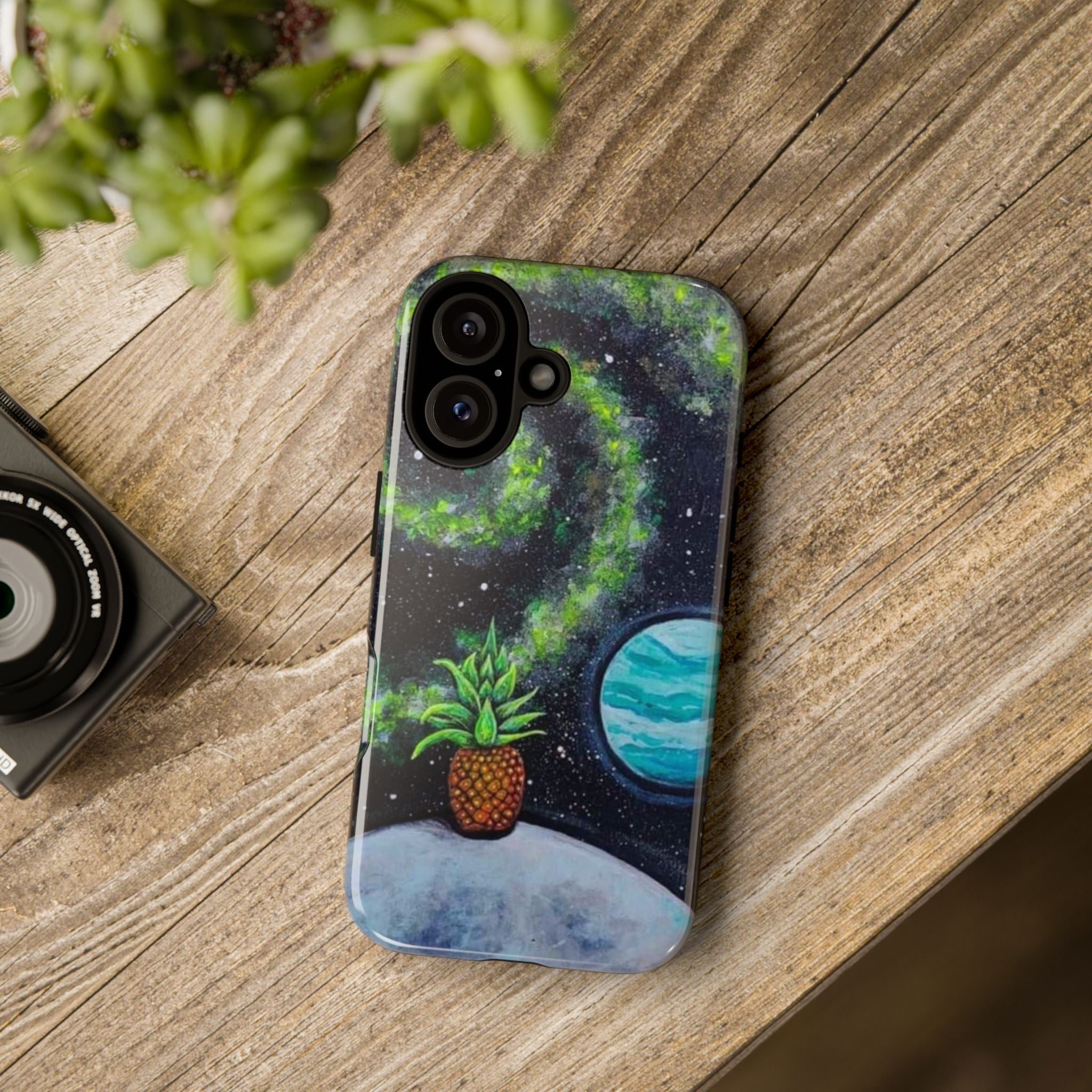 Pineapple Planet Phone Case — Cosmic Pineapple Galaxy Protective Cover