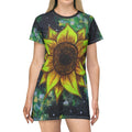 Sunflower T-Shirt Dress - Galactic Design