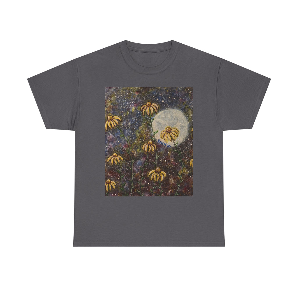 Artistic flower Print Unisex Cotton Tee, Nature Lovers Gift, Summer Wear, Bee Conservation, Cute Animal Shirt