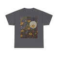 Artistic flower Print Unisex Cotton Tee, Nature Lovers Gift, Summer Wear, Bee Conservation, Cute Animal Shirt