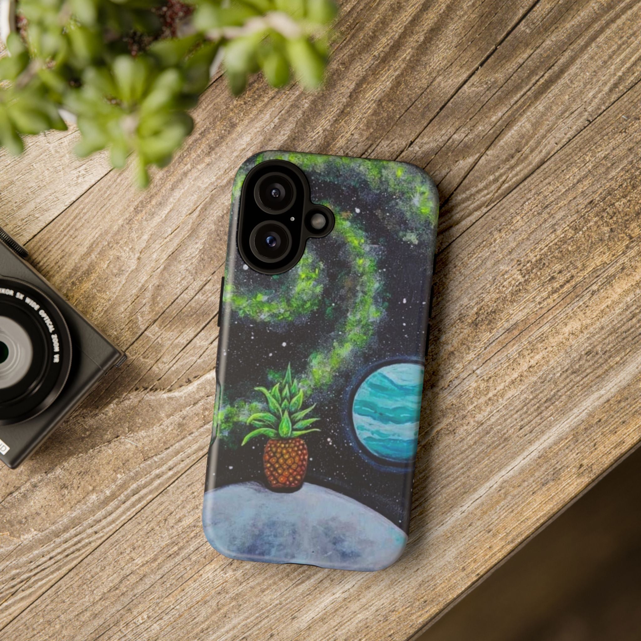 Pineapple Planet Phone Case — Cosmic Pineapple Galaxy Protective Cover