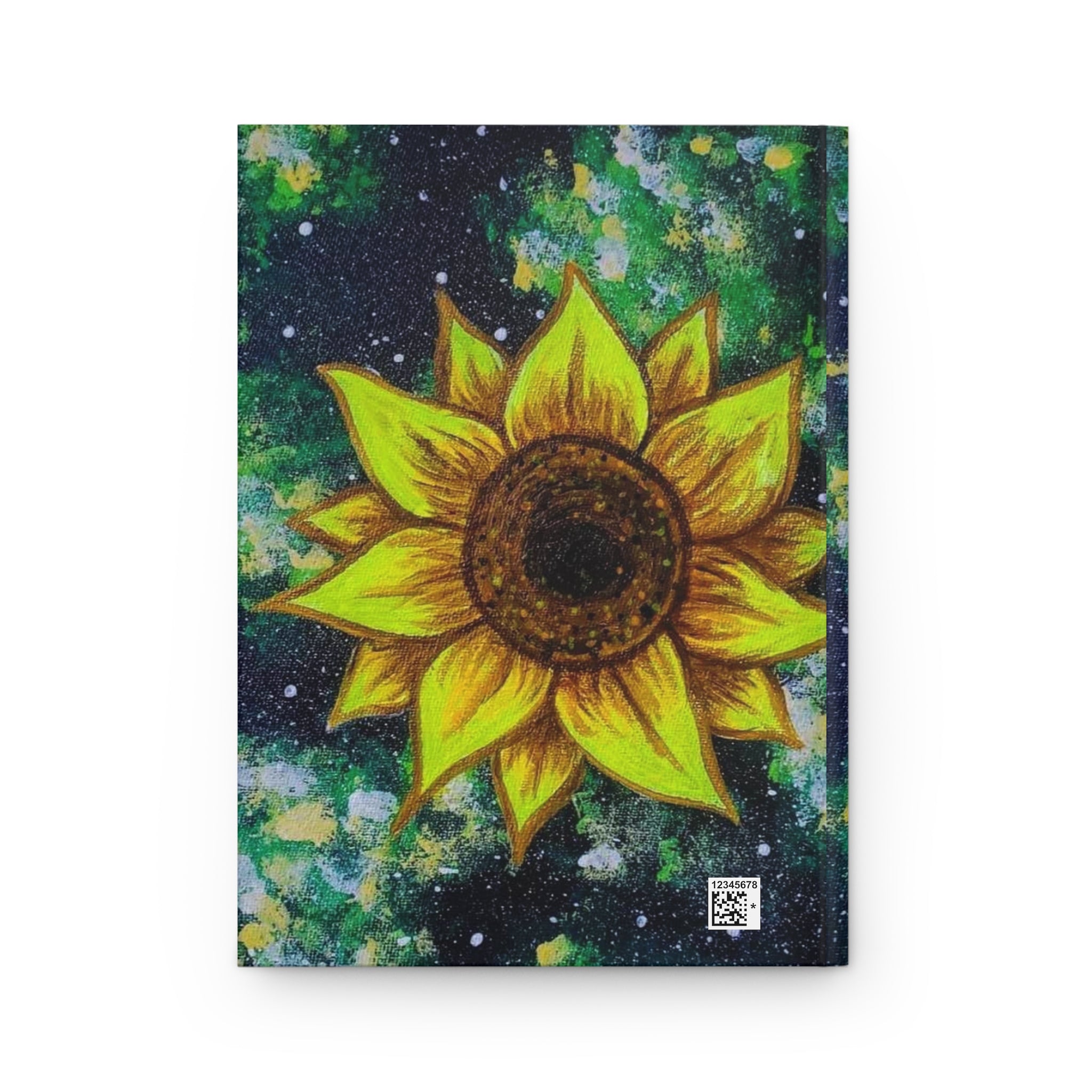 Sunflower Art Hardcover Journal — Bright Floral Sketchbook for Notes & Gratitude