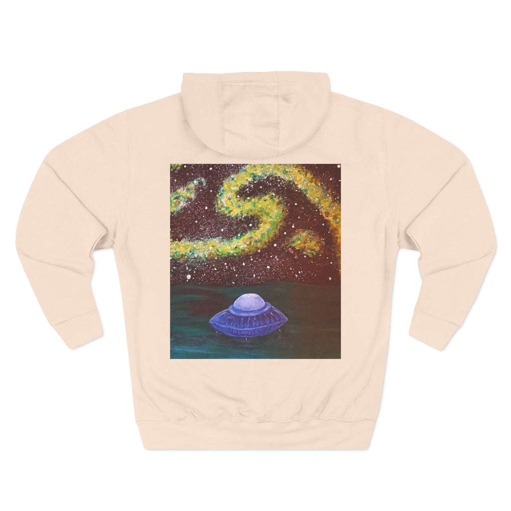 Cosmic UFO Hoodie — Galaxy Swirl Alien Space Pullover