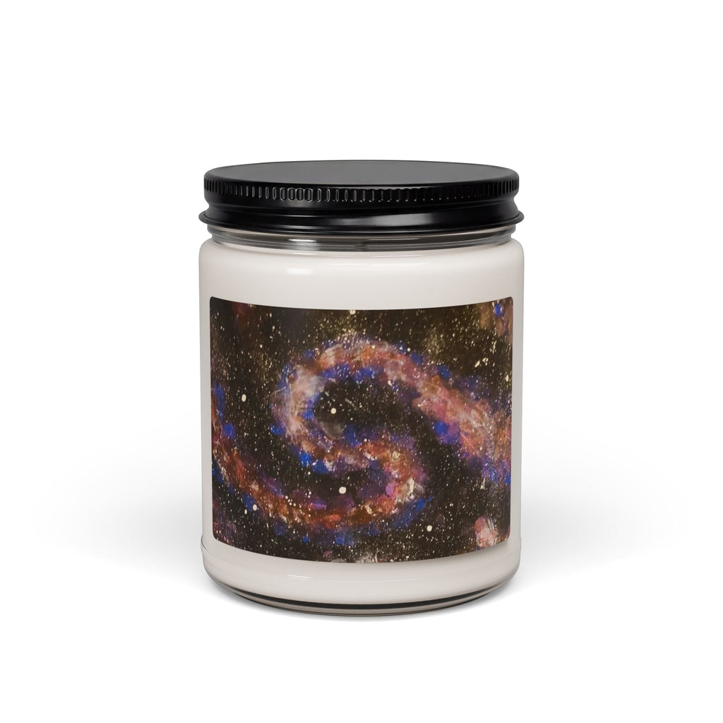 Galaxy Swirl Scented Soy Candle - 9oz Aromatherapy Jar