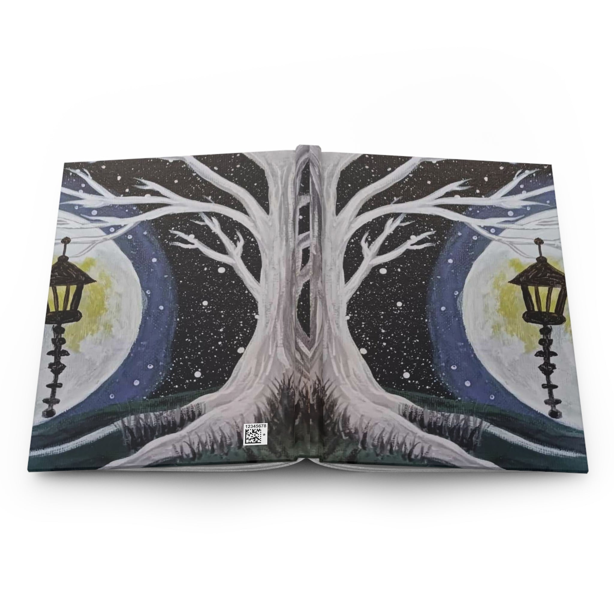 Moonlit Lantern Hardcover Journal