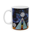 Cosmic Nature Ceramic Mug - Celestial Patterns for Coffee Lovers, Unique Gift for Astronomers, Home Decor, Space Enthusiasts, Tea Lovers