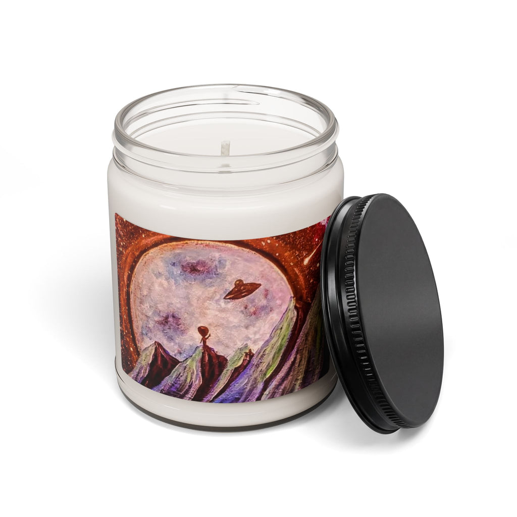 Soy Candle — Cosmic Moonlit Landscape Scented Candle (9oz)