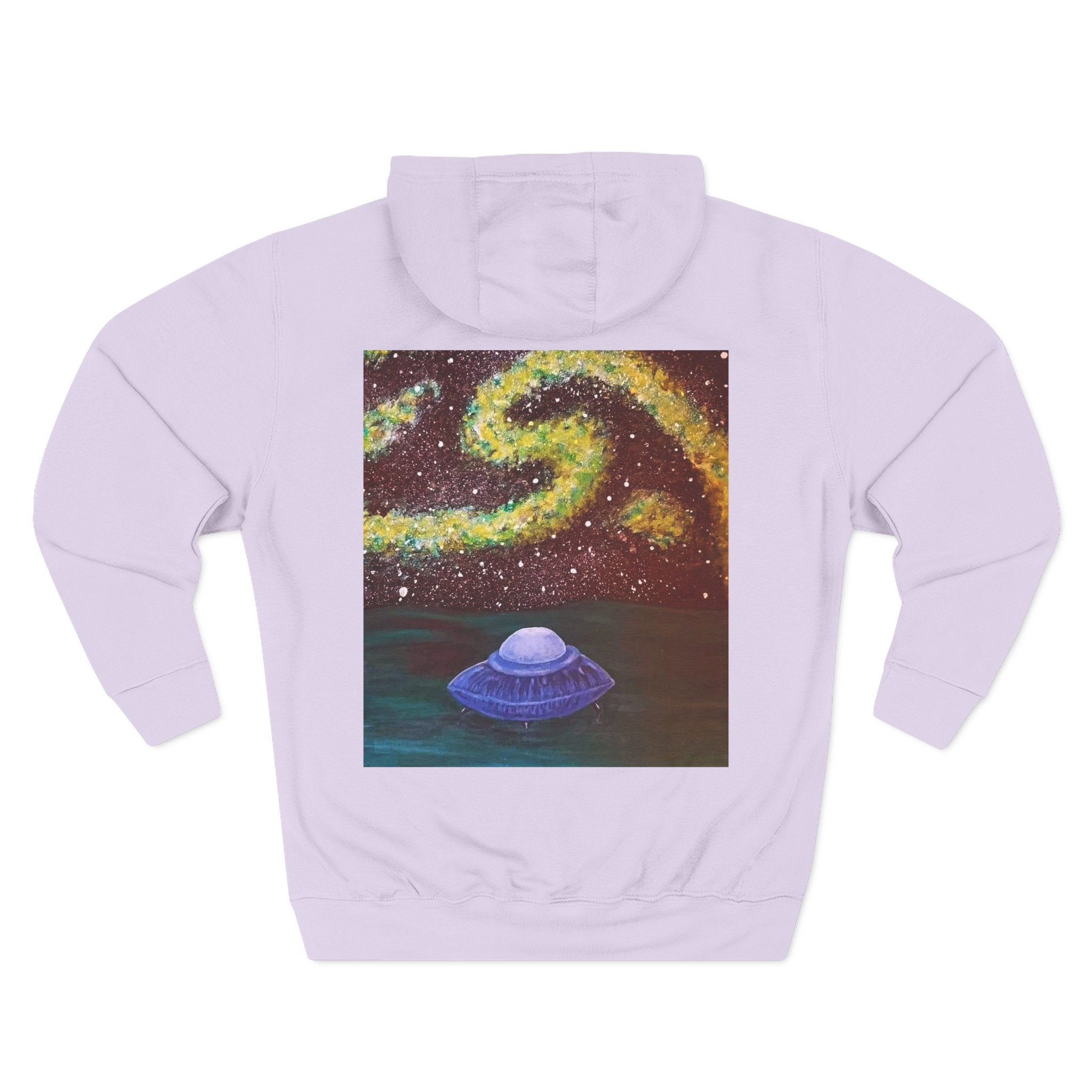 Cosmic UFO Hoodie — Galaxy Swirl Alien Space Pullover