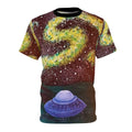 Cosmic UFO Unisex Tee, Galaxy Shirt, Sci-Fi Apparel, Space-Themed Gift, Outer Space Fashion
