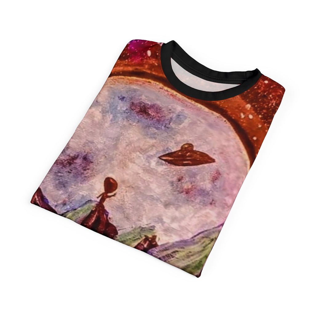 Cosmic Adventure Unisex Tee, Space Art Tee, Galaxy Shirt, Extraterrestrial T-Shirt, Unique Graphic Tee, Gift for Stargazers