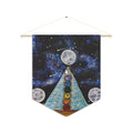 Cosmic Chakra Pennant Wall Art, Celestial Decor, Boho Wall Hanging, Spiritual Home Decor, Gift for Yoga Lovers
