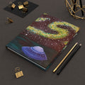 UFO Night Sky Hardcover Journal — Cosmic Alien Spaceship Notebook