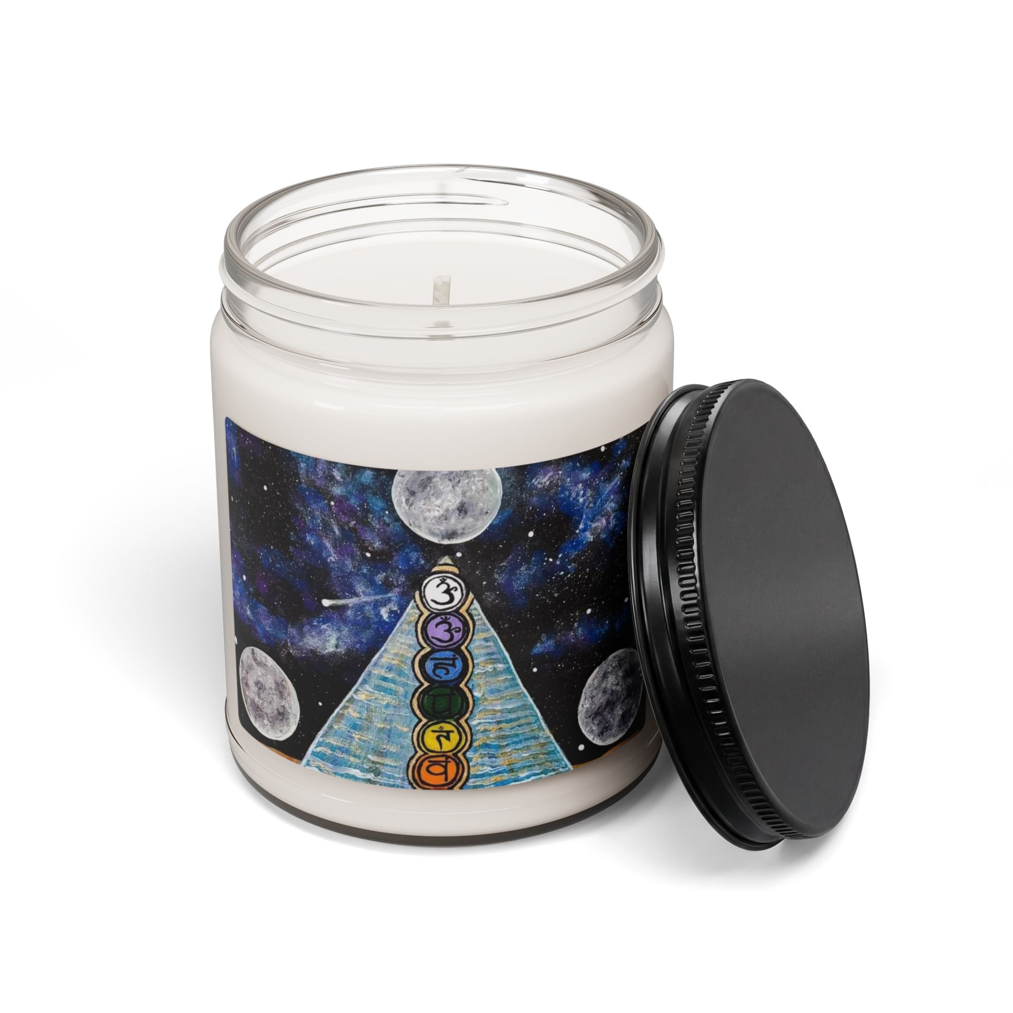 Chakra Moonlight Soy Candle — 9oz Scented Spiritual Candle