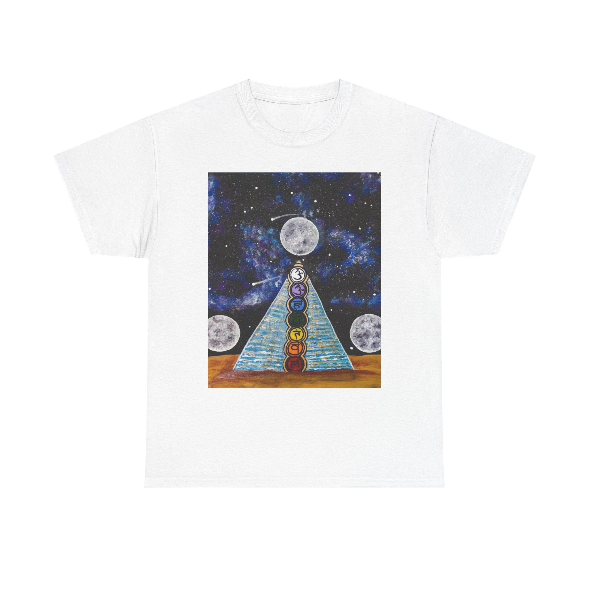Chakra Pyramid Moon Tee