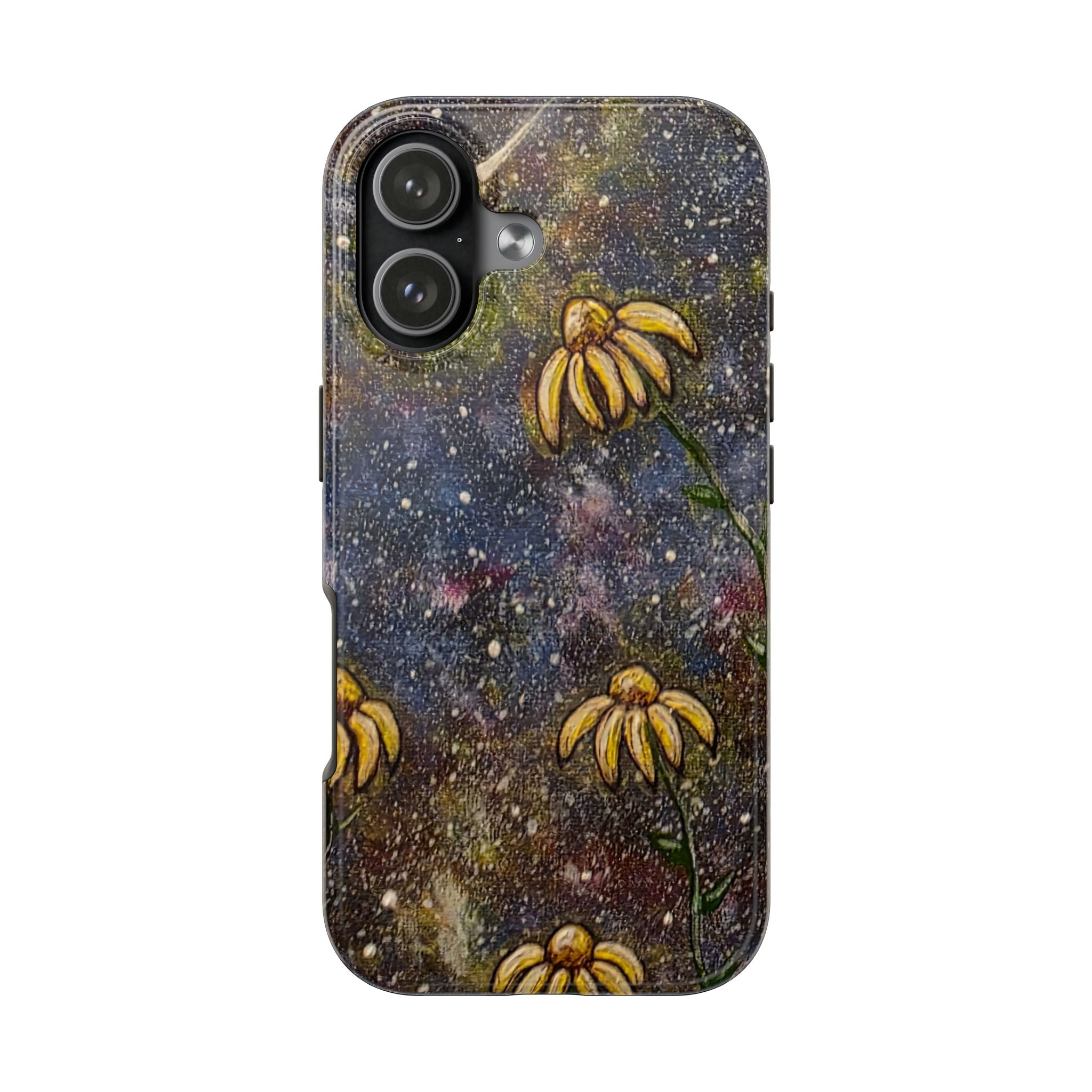 Galaxy Daisy Tough Phone Case — Protective Floral Phone Cover
