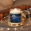 Blue Octopus Scented Soy Candle — 9oz Ocean-Inspired Jar Candle