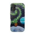 Pineapple Planet Tough Phone Case — Spacey Tropical Galaxy iPhone Case