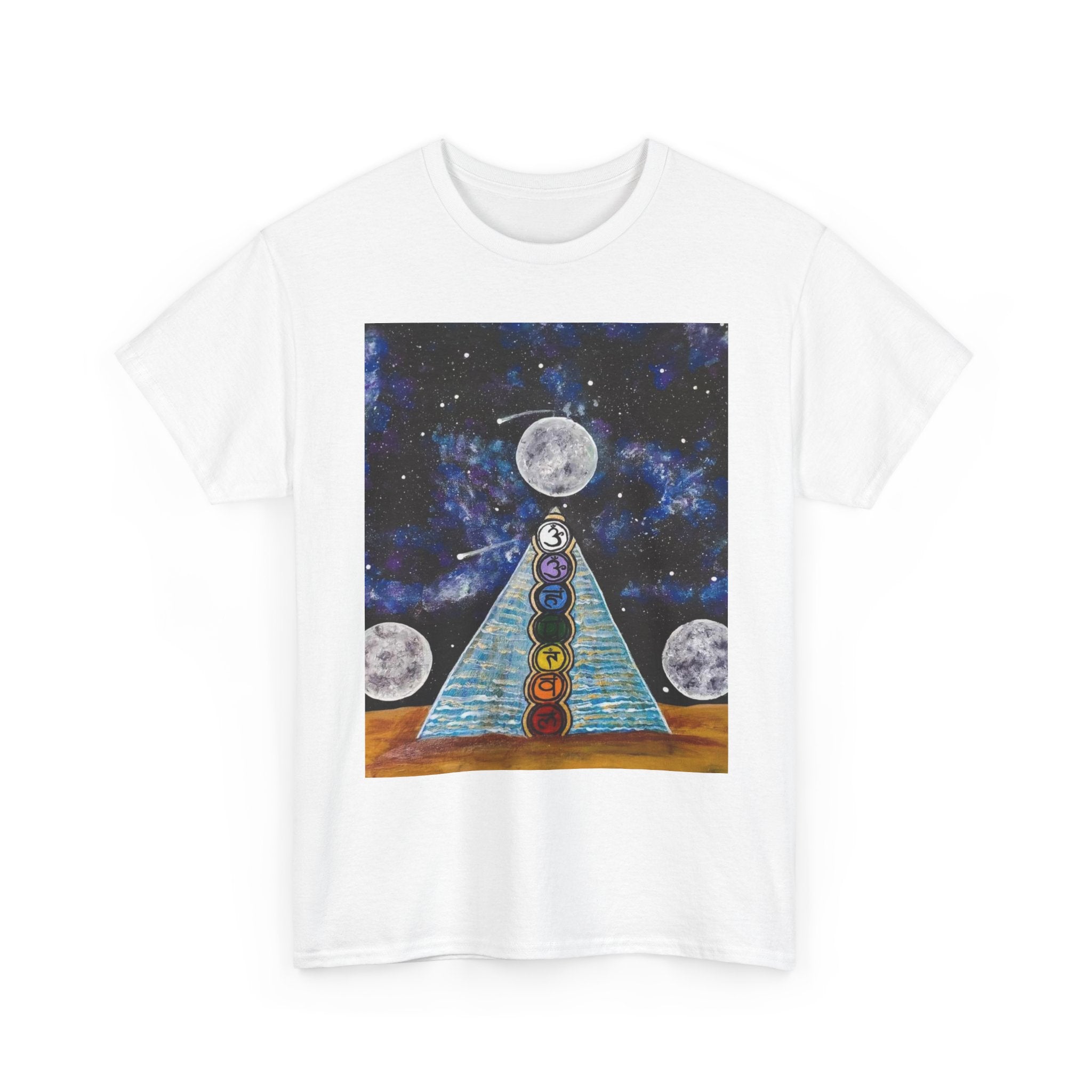 Chakra Pyramid Moon Tee