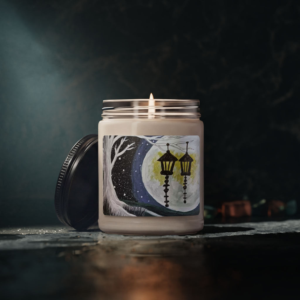 Moonlit Lantern Soy Candle — 9oz Scented Jar