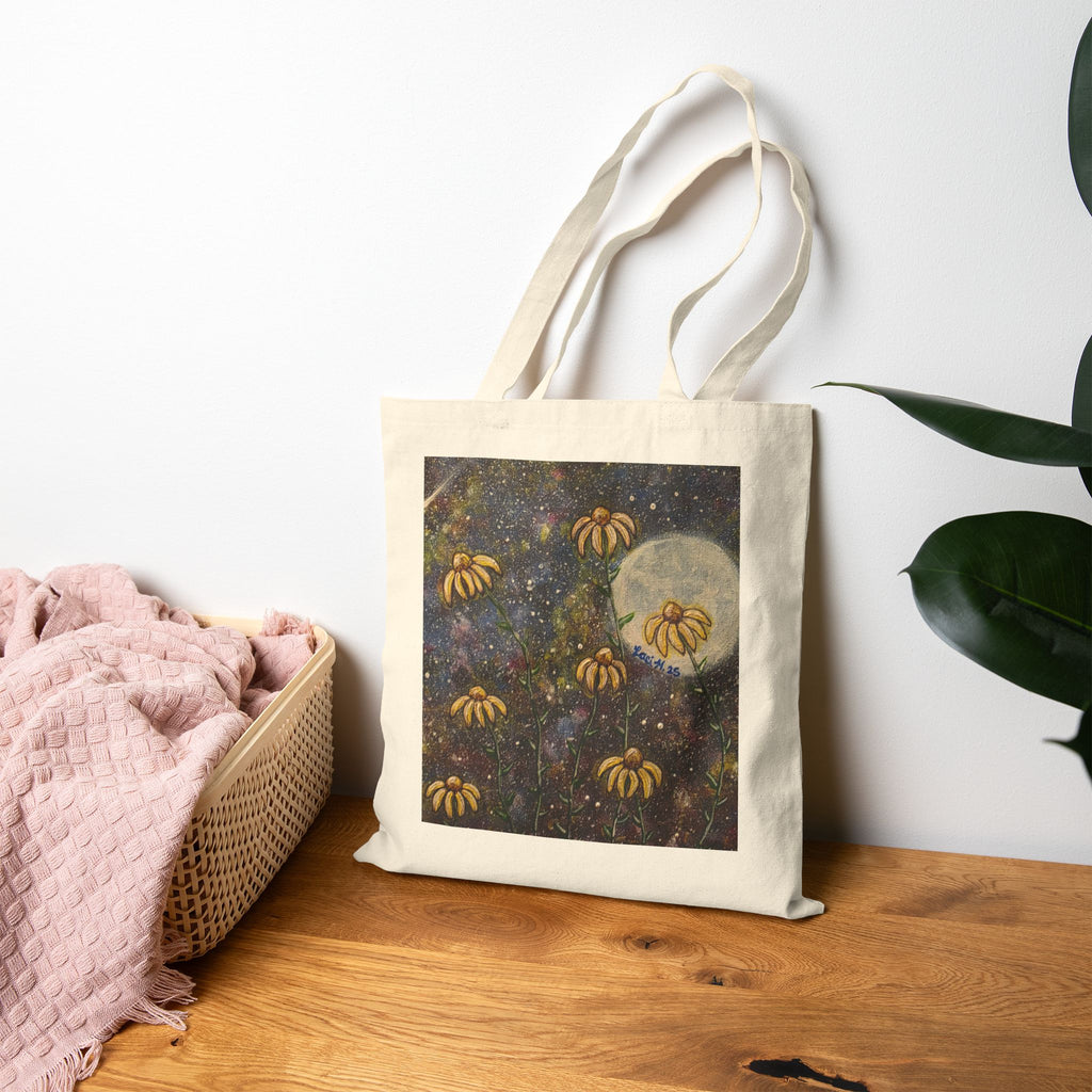 Moonlit Black-Eyed Susans Tote