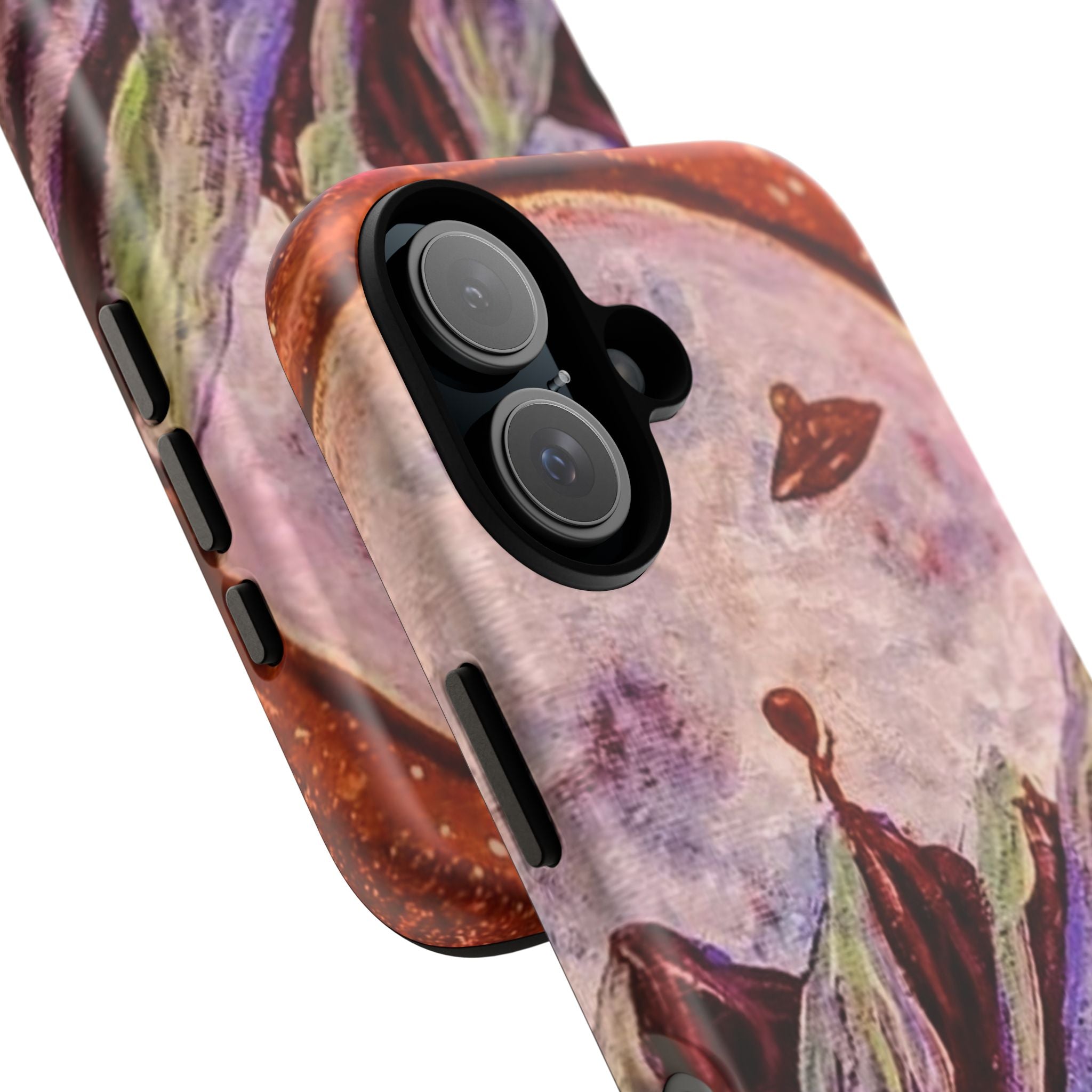 Alien Moon Mountain Phone Case - Surreal Space Art iPhone Cover