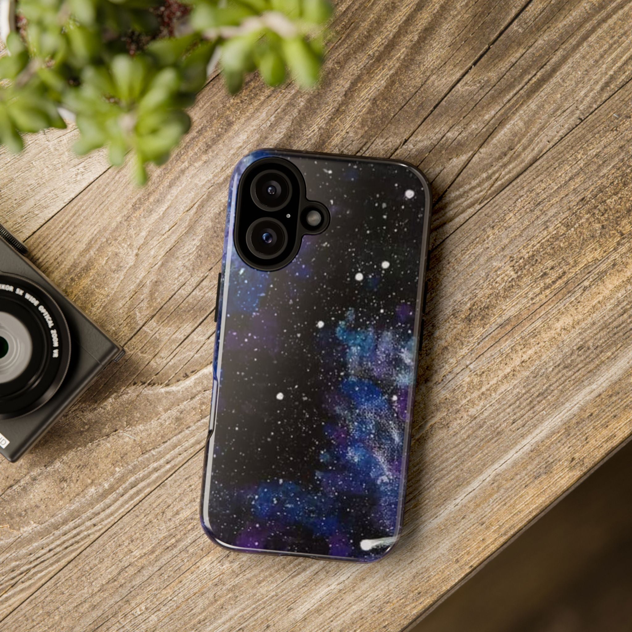 Galaxy Nebula Tough Phone Case — Space Stars Protective Cover
