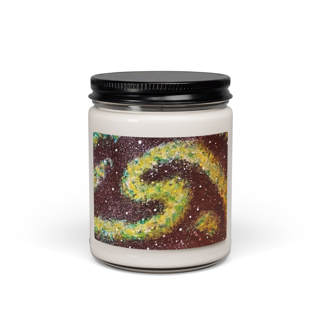 Galaxy Swirl Scented Soy Candle — 9oz Aromatherapy Jar