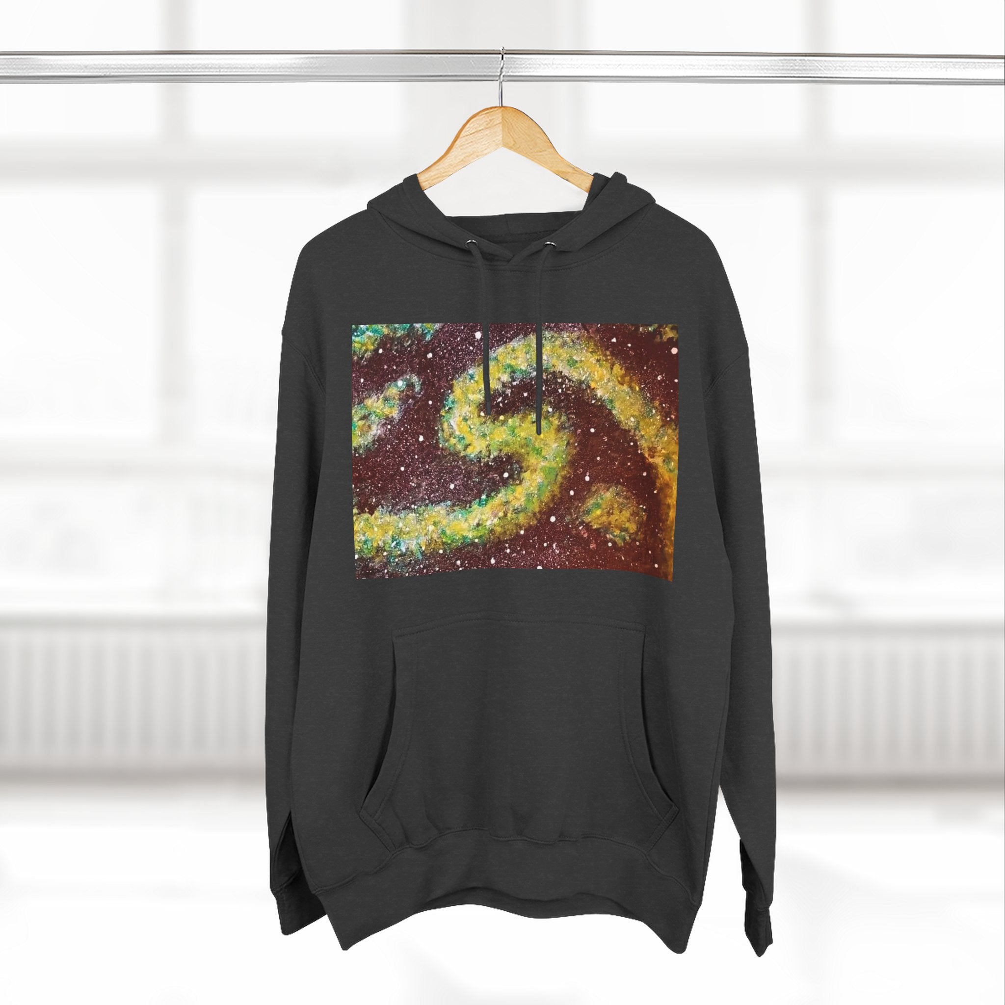Cosmic UFO Hoodie — Galaxy Swirl Alien Space Pullover