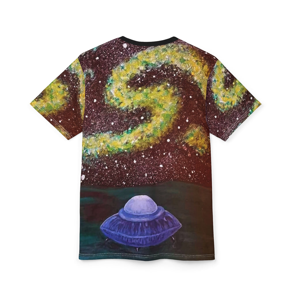 Cosmic UFO Unisex Tee, Galaxy Shirt, Sci-Fi Apparel, Space-Themed Gift, Outer Space Fashion