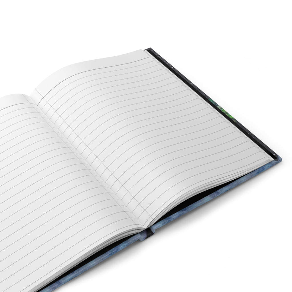 Pineapple in Space Hardcover Journal — Cosmic Pineapple Notebook for Writers & Artists