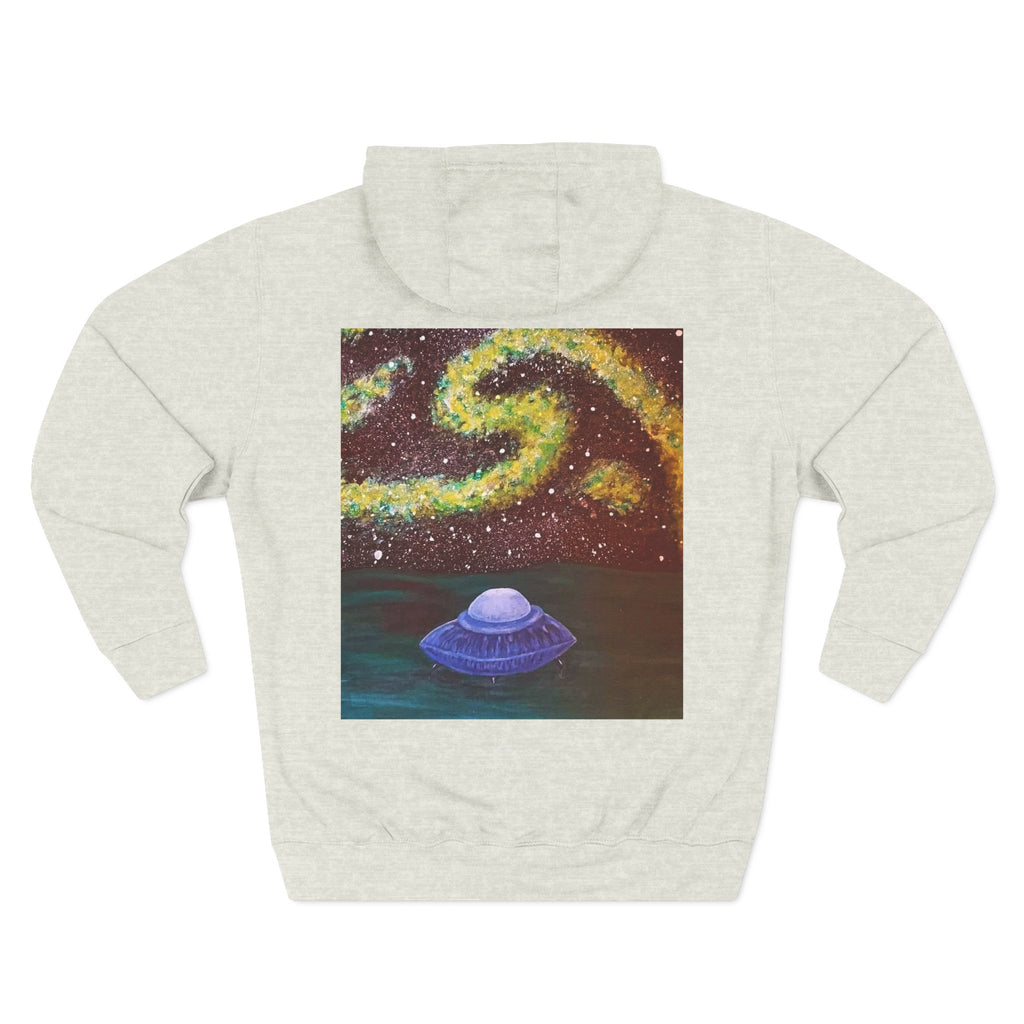 Cosmic UFO Hoodie — Galaxy Swirl Alien Space Pullover