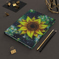 Sunflower Art Hardcover Journal — Bright Floral Sketchbook for Notes & Gratitude