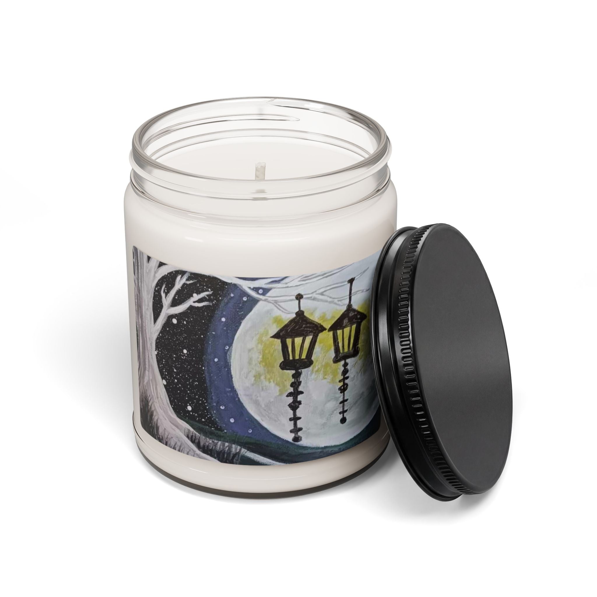 Moonlit Lantern Soy Candle — 9oz Scented Jar