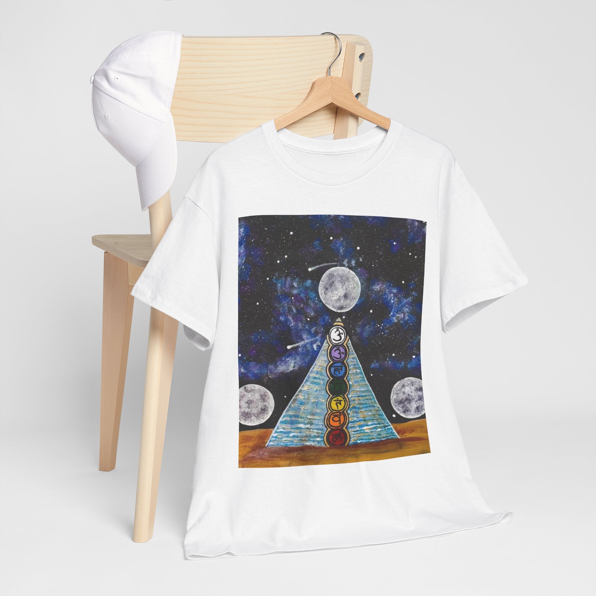 Chakra Pyramid Moon Tee